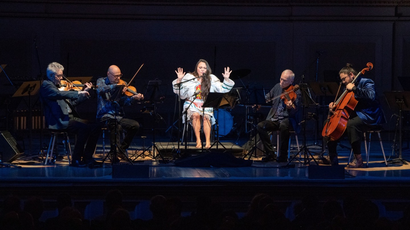 Tanya Tagaq and Kronos Quartet: In Concert | Brown Arts Institute